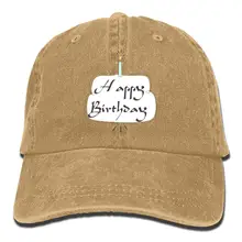 Заказная Классическая хлопковая Регулируемая бейсбольная кепка на день рождения, Кепка-тракер бейсболка