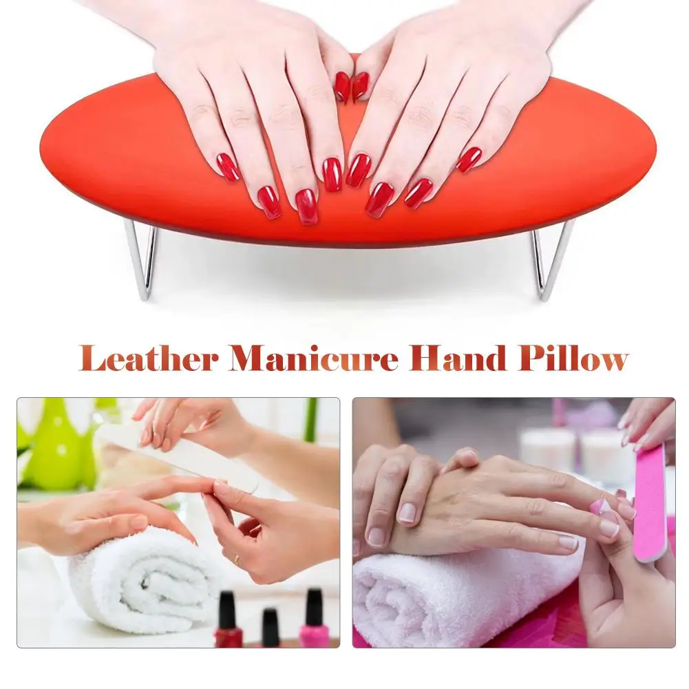 

For nail art Nail Arm Rest Microfiber Leather Detachable Waterproof Nail Hand Pillow Pad for for Nail Technician Use