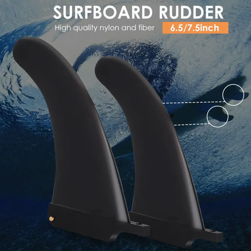 Surfriding Nylon Plus Fiber Surfboard Rudder Surfboard плавники черный практичный дренаж дренажные плавники для серфинга прочные водные виды спорта