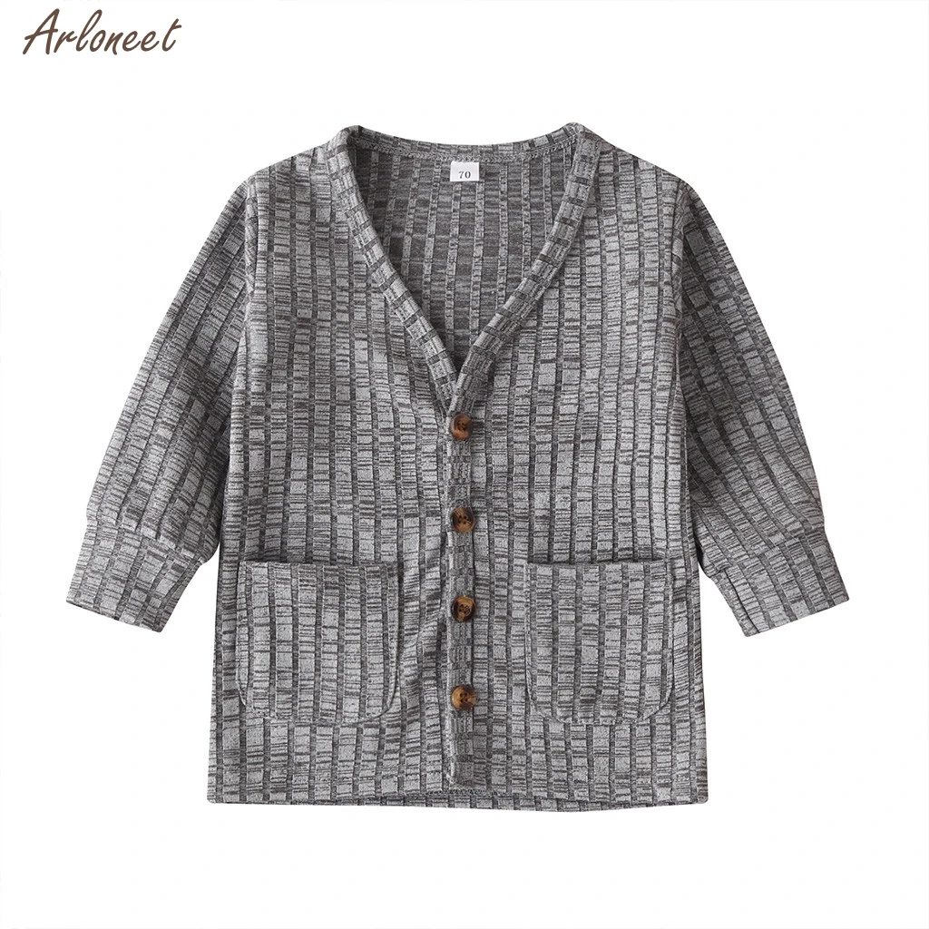 Gray Однотонный деловой костюм джентльмена для новорожденных мальчиков; пальто; Верхняя одежда; куртка; пальто для мальчиков; Новинка года - Цвет: Gray