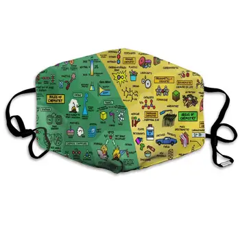 

Face Mask Green Little Dinosaur Inspiring Cycling Half Face Earloop Ski Mask for Women