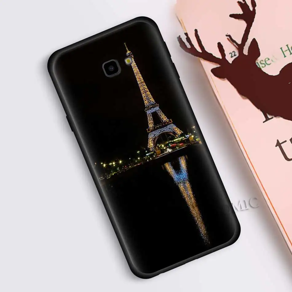 Париж Эйфелева башня Франция чехол для samsung Galaxy J8 J6 J4 A6 A7 A8 A9 плюс M10 M20 M30 S M40 силиконовый чехол для телефона с изображением на задней панели Чехол