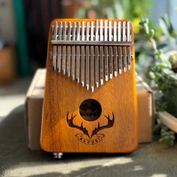 

Portable Piano For Children 17 Key Integrated Gifts Mini Pickup Kalimba Keyboard Musical Instruments Mahogany Body Thumb