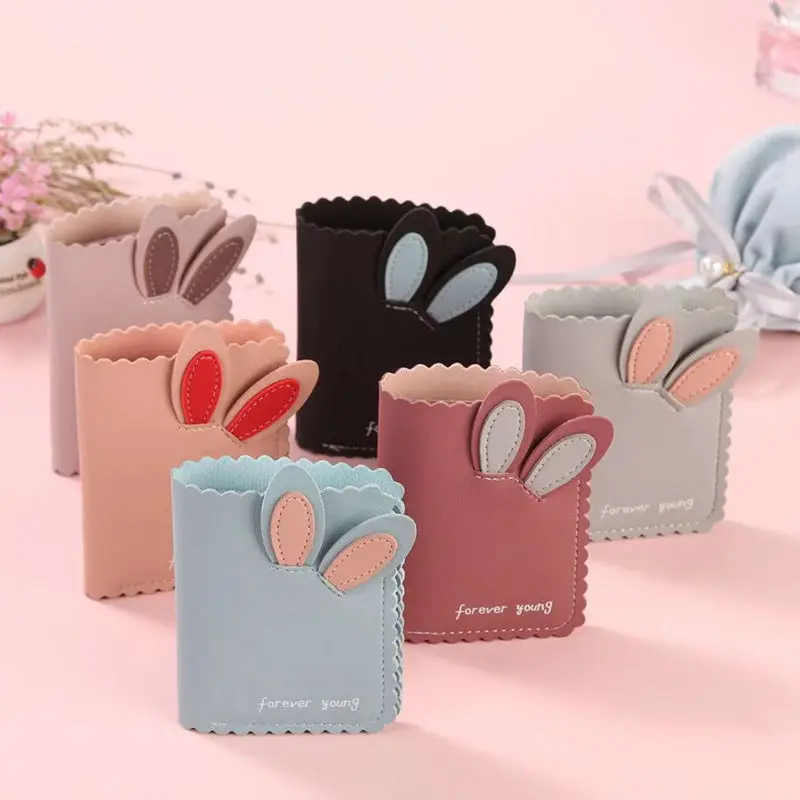 

Cartoon wallet hot new fashion design female wallet small cute kawaii business card holder keychain wallet girls