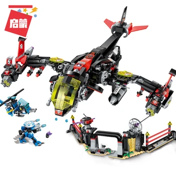 

Military Battled City SWAT Night Stalker Armed Airplant Building Blocks Model Bomber Fighter Action Figure Diy Kids TechnicToys