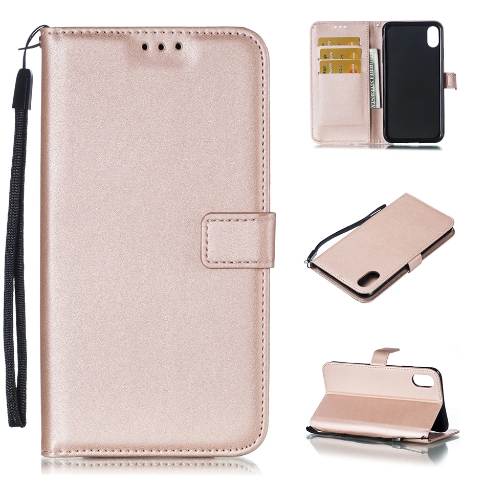 Чехол книжка для Sony Xperia M4 M5 Z3 Z5 Compact E4 E5 XZ XZ1 XA Ultra XA2 L1 L2 задняя крышка iPhone X