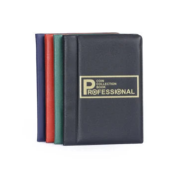 

120 Pockets PVC Mini Coins Album Collection Book Commemorative Coin Holders Albums Mini Penny Coin Storage Bag Money Organizer
