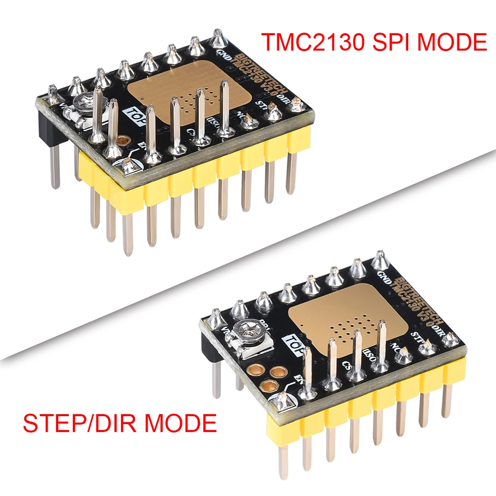 5 шт. TMC2209 TMC2208UART TMC2130SPI TMC5160 Драйвер шагового двигателя для 3D принтера плата