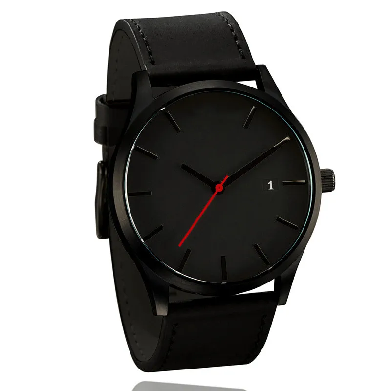 Large Dial Top Luxury Brand Men Watches Men's Sports Quartz Clock Man Leather Army Military Wristwatch Relogio Masculino Gifts