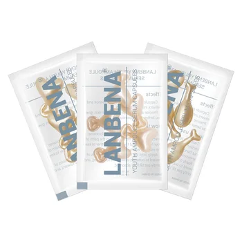 

5pcs/pack Gold Peptide Facial Cream Anti-aging Moisturizing 24K Face Capsules Anti Wrinkles Skin Care Eye Serum Capsule