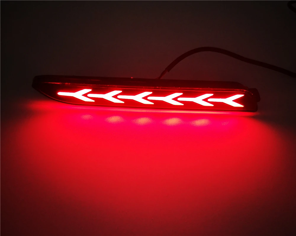 1 пара Автомобильный светодиодный задний бампер отражатель тормозные огни красная лампа для Lexus IS-F GX470 RX300 для Toyota/Camry/Sienna/Venza/eiz/Innova
