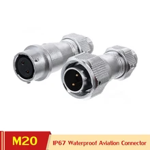 WY20 Multi Core Quick Electrical Connector Waterproof IP67 Outdoor LED Lighting Cable Wire Auto Connectors 2 3 4 5 7 9 12 15 Pin