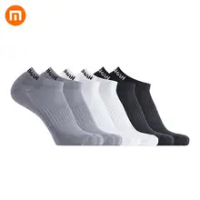 Xiaomi мужские и женские спортивные носки футбольные носки баскетбольные спортивные противоскользящие носки 3 цвета противоскользящие для футбола и бега впитывающие пот