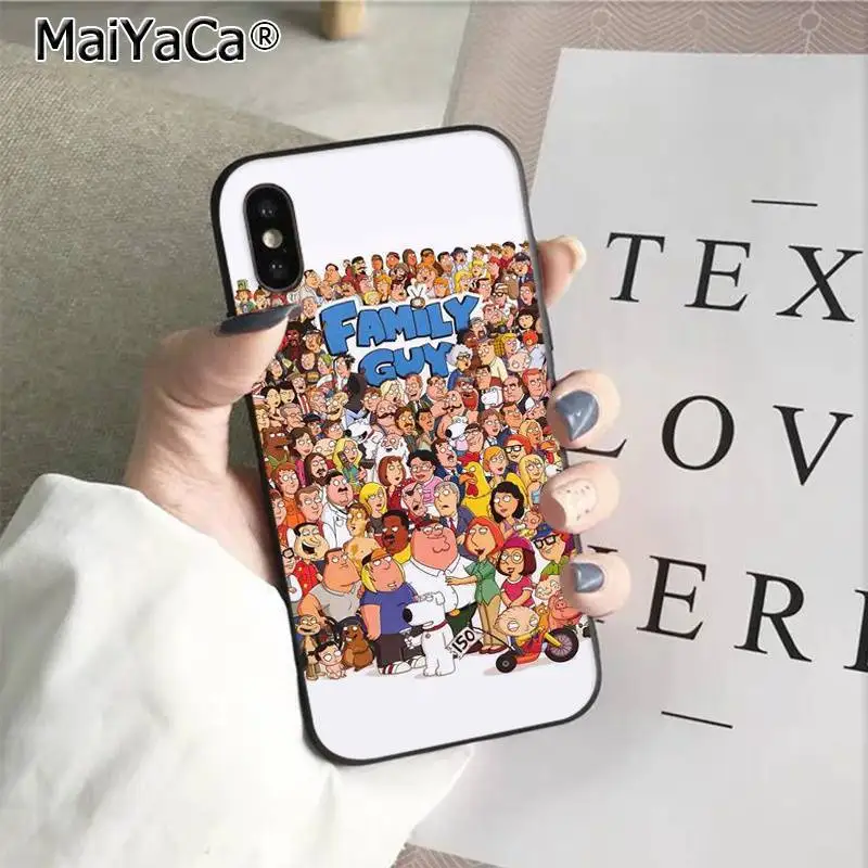 Роскошный чехол для телефона MaiYaCa FAMILY GUY с рисунком для Apple iphone 11 pro 8 7 66S Plus X XS MAX 5s SE XR, чехлы для мобильных телефонов - Цвет: A12