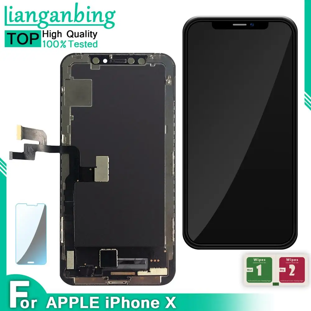 Оригинальный ЖК дисплей 5 8 дюйма для iPhone X сенсорный экран в сборе запасные части