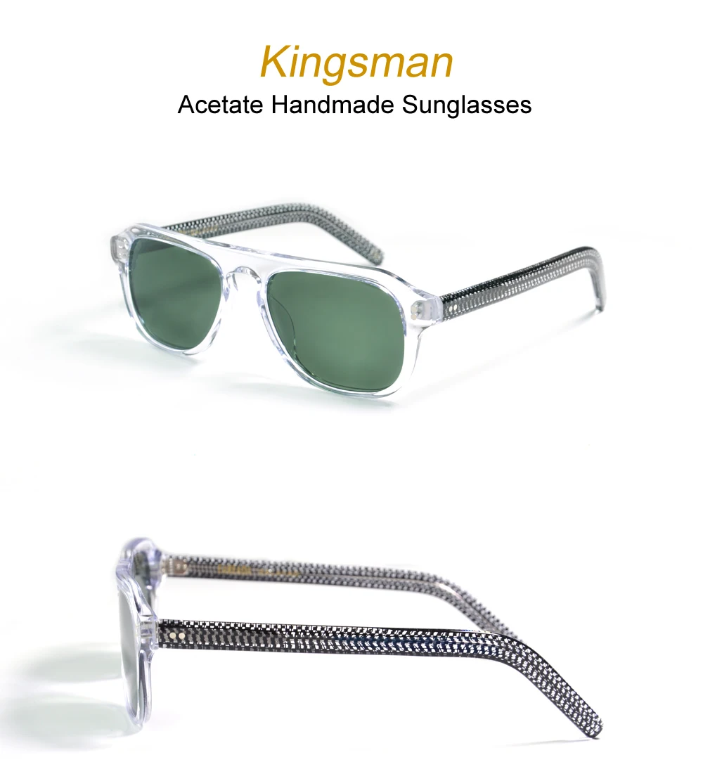 ERD Kingsman Stylish Sunglasses Vintage Acetate Men Polarized Driving Eyeglasses Glasses