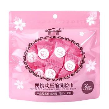 

Portable Mini Travel Compressed Towel Cleansing Makeup Non-woven Fabric Soft Disposable Face Care Skin Friendly Wash Cloth Magic