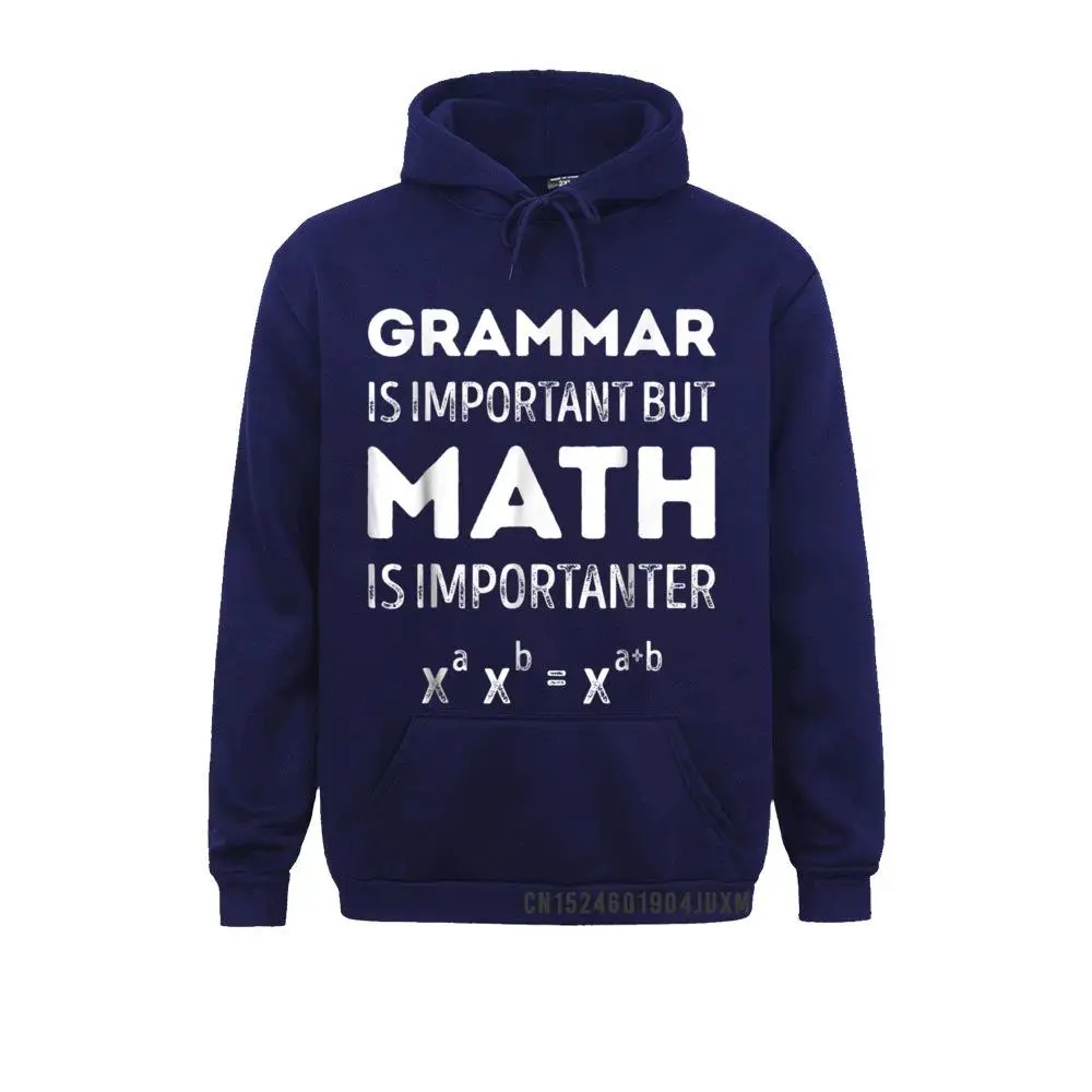 Grammar Is Important But Math Is Importanter T shirt Math__4145 Sweatshirts for Boys Long Sleeve Hoodies Discount Mother Day Clothes Custom Grammar Is Important But Math Is Importanter T shirt Math__4145navy