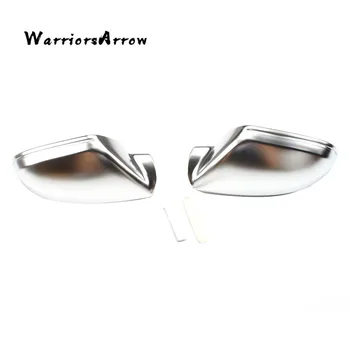 

Pair Rearview Side Chrome Aluminum Door Mirror Cover Cap Casing For Audi A6 S6 C7 2012 2013 2014 2015 2016 2017 2018