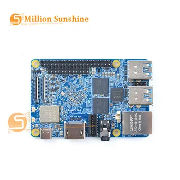 

NanoPi M4 2GB/4GB DDR3 Rockchip RK3399 SoC 2.4G & 5G dual-band WiFi+Bluetooth 4.1 supports Ubuntu Android