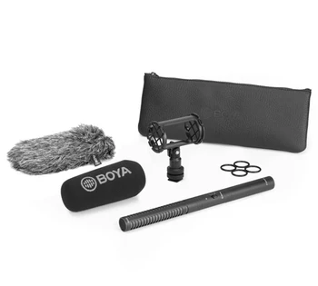 

BOYA BY-PVM3000 S M L Professional Supercardioid Condenser Camera Microphone Mic for Video Recording Intervidew Broadcast DSLR