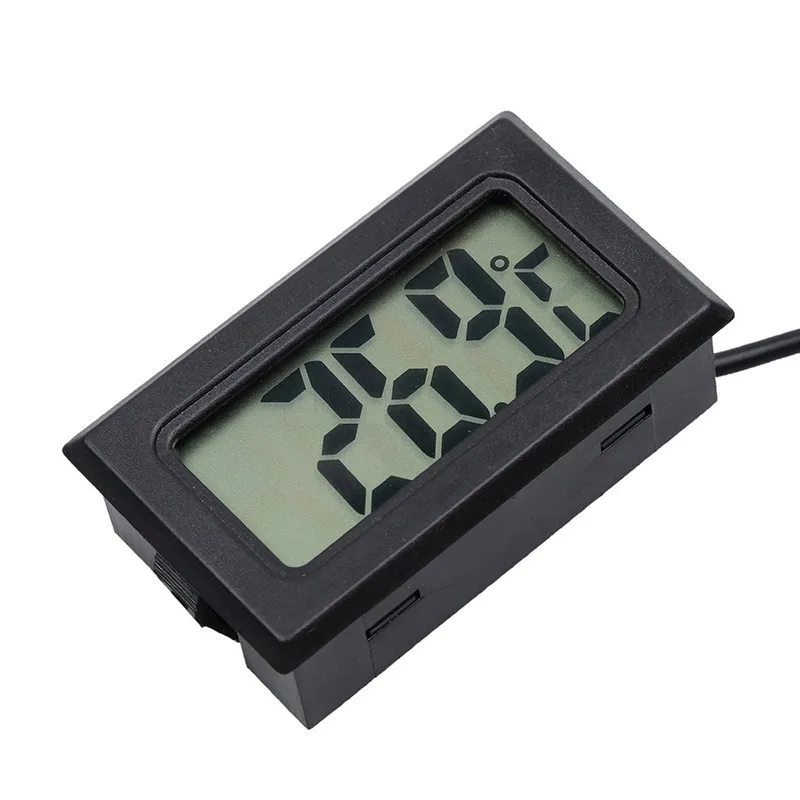 Mini Temperature Sensor LCD Car Digital Thermometer Hygrometer Temperature Indoor Outdoor Humidity Meter Gauge Instruments