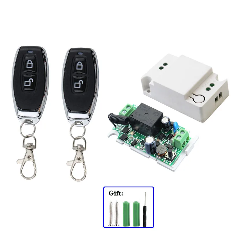 433MHz Portable Universal remote control switch 110V-220V Lamp Wireless Remote Control Switch Receiver Module and RF Transmitter-8