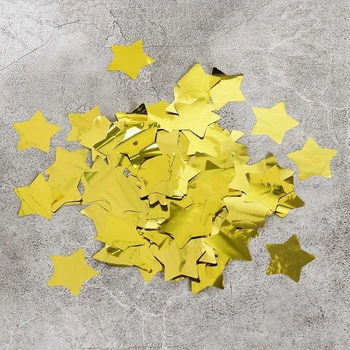 

Filling for balloon "Star confetti" 3 cm, foil, gold color, 500g