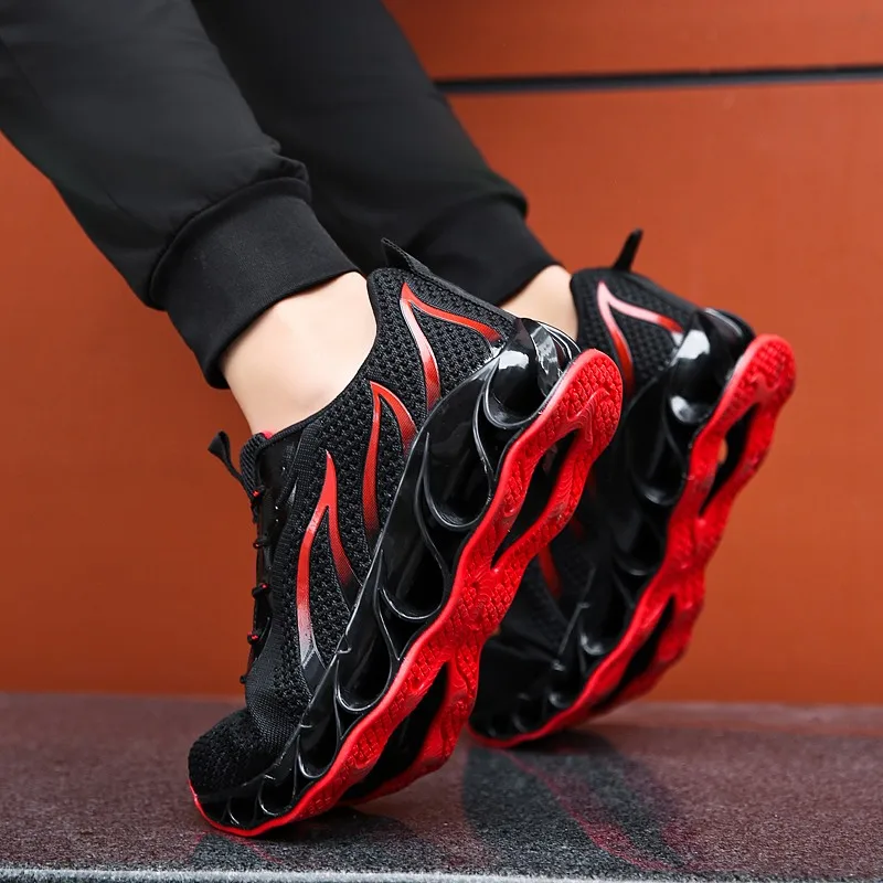 Buy OdoRola Large Size Men Fashion Sneakers Casual Sports Running Shoes Lightweight Street Walking Shoes Mesh Sneakers Leisure Shoes