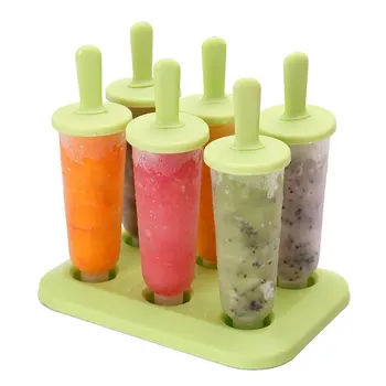 

Ice Cream Reusable Popsicle Maker Platsic Set Homemade DIY Ice Pop Lolly Yogurt Bar Ideal For Preparing Popsicles