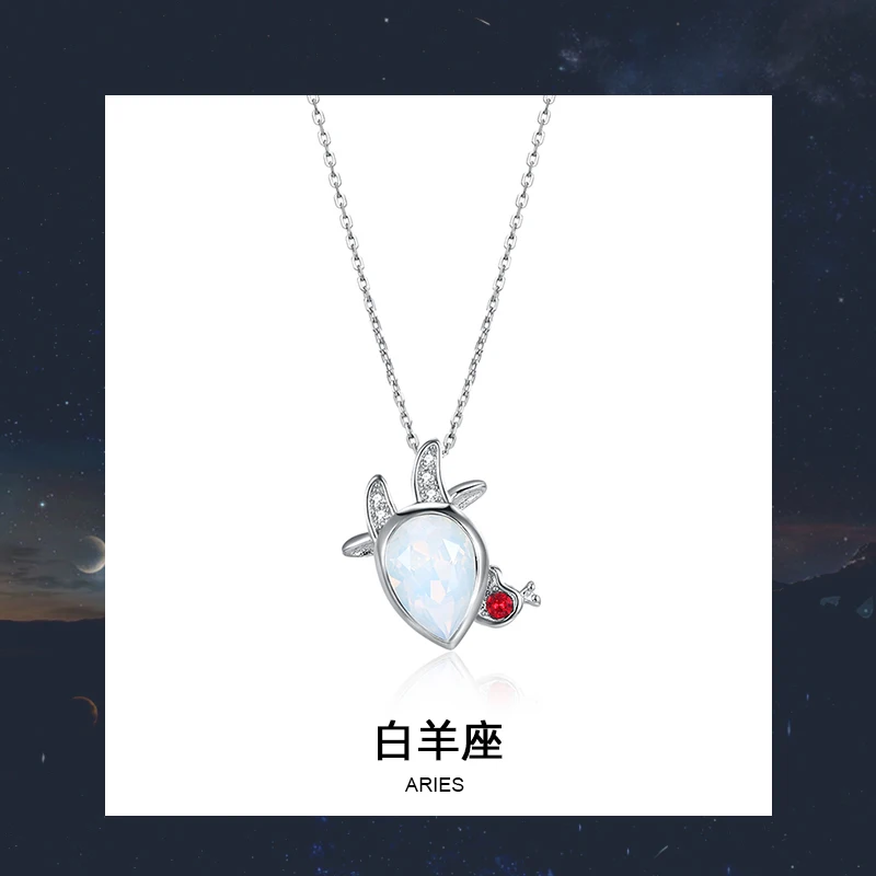 SILVERHOO 925 Silver Necklace For Women 