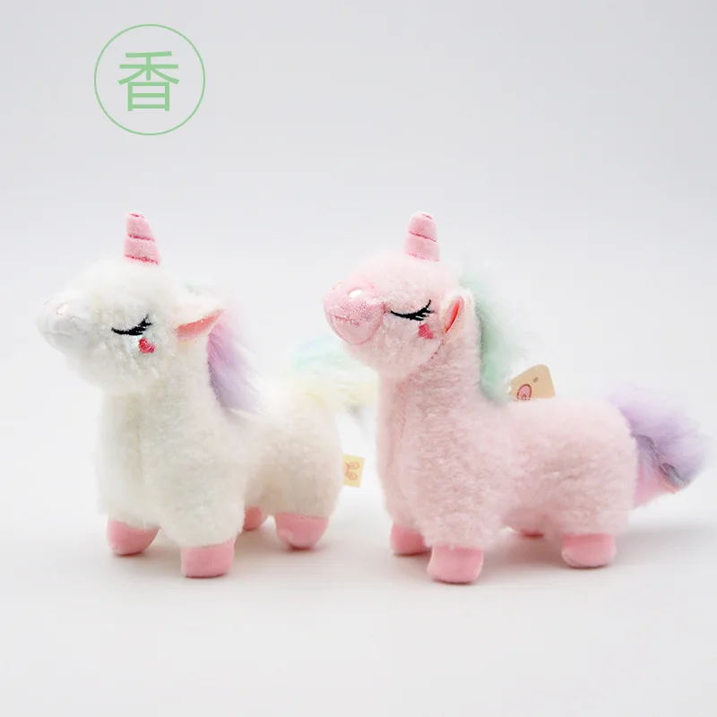 fluffy unicorn doll