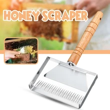 Деревянная ручка медовая расческа вилка для распечатывания медовых сот Скребок Лопата оборудование для пчеловодства Горячая