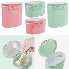 Контейнер для детского молочного порошка с крышками для хранения, коробка для кормления детей, дозатор молока, чехол