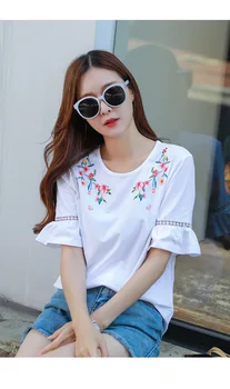 

Shirt Women Printed Gray T-shirt Women Tops Tee Shirt Femme New Arrivals Hot Sale White