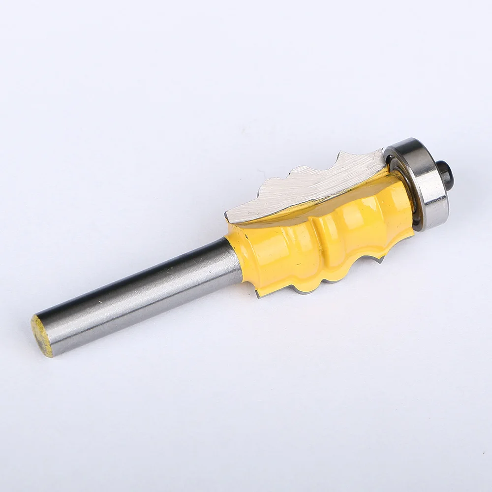 1PC 8mm Shank Elegant Picture Frame Molding Router Bit door knife Trimming Wood Milling Cutter Tenon Cutter for Woodworking Tool