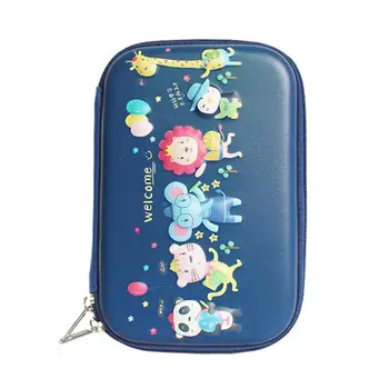 

Portable Lightweight Waterproof EVA Pencil Case Pupils Pencil Bag Cute Stationery Bag Office School Supply Gift for Students