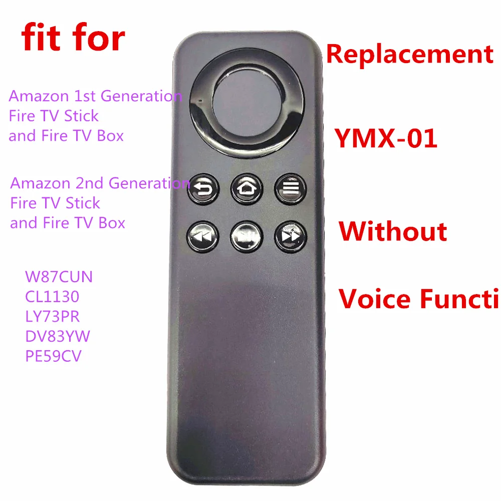 NEW CV98LM Replacement YMX-01 for Amazon Fire TV Stick BOX Remote Control Clicker Bluetooth Player Fernbedienung
