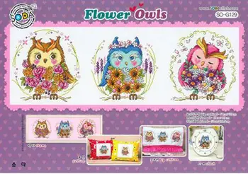 

HH MM Counted Cross Stitch Kit Decorating Spirit Handmade Needlework For Embroidery 14ct Cross Stitch SODA G129