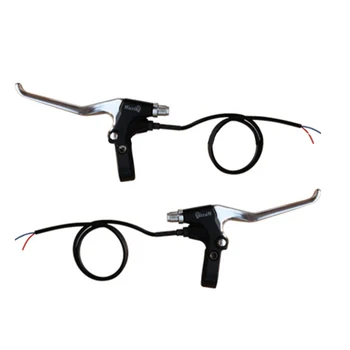 

2x Electric Bicycle Switch Cable Brake Line Handle Lever Set Repair Tools Parts