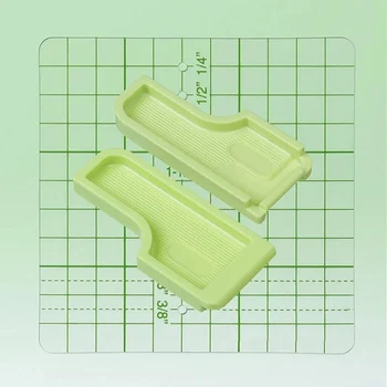 

1pc Plastic Sewing Machine Positioning Plate Guide Manual Fixing Fabrics Gauge for Beginners Starter Sewing Seam Accessories
