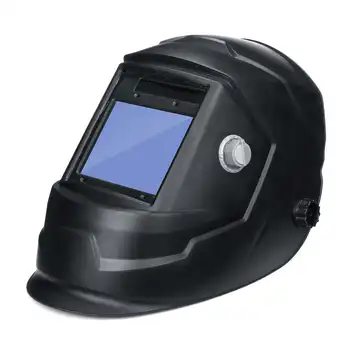 

Solar Power Auto Darkening Adjustable Shade Range DIN 9-13/Rest DIN 4 Welding Helmet Large View Area Arc Tig Mig Welders Mask