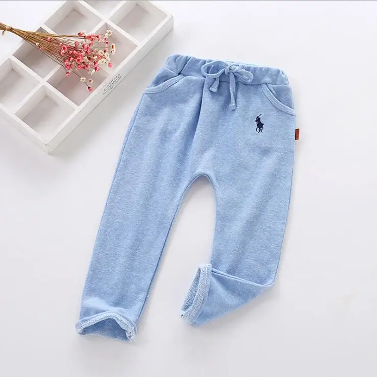 Summer Fall Kids Children Pants Tee Unisex Baby Boy C Girl Clothes Solid Embroidery Kid Cotton Mid Elastic Waist Shorts Trousers | Мать и