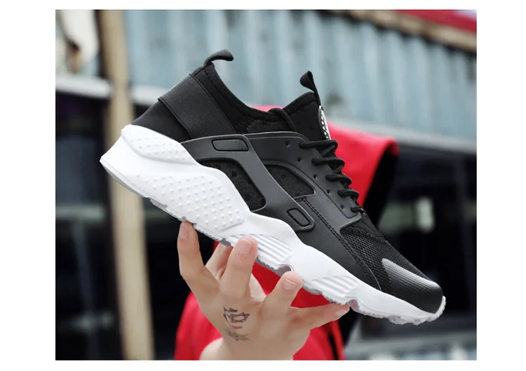 Running Sport Shoes Spring Light Mesh Breathable Couple Casual Jogging Sneakers Large Size 36-47 Women Flat Shoes