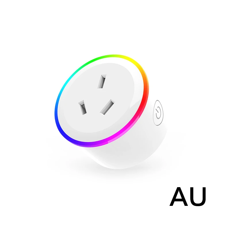 Wifi Smart Plug UK/US/EU/AU/JP умная розетка с индикатором RGB работает с Alexa Google Home дистанционное управление голосовым управлением
