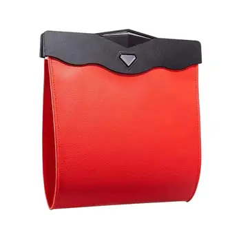 

Dual-Use Storage Bag Car Trash Bin Car Back Seat Hanging Organize Box Multi-Function Led Light Garbage Bag Folding Rubbish Can