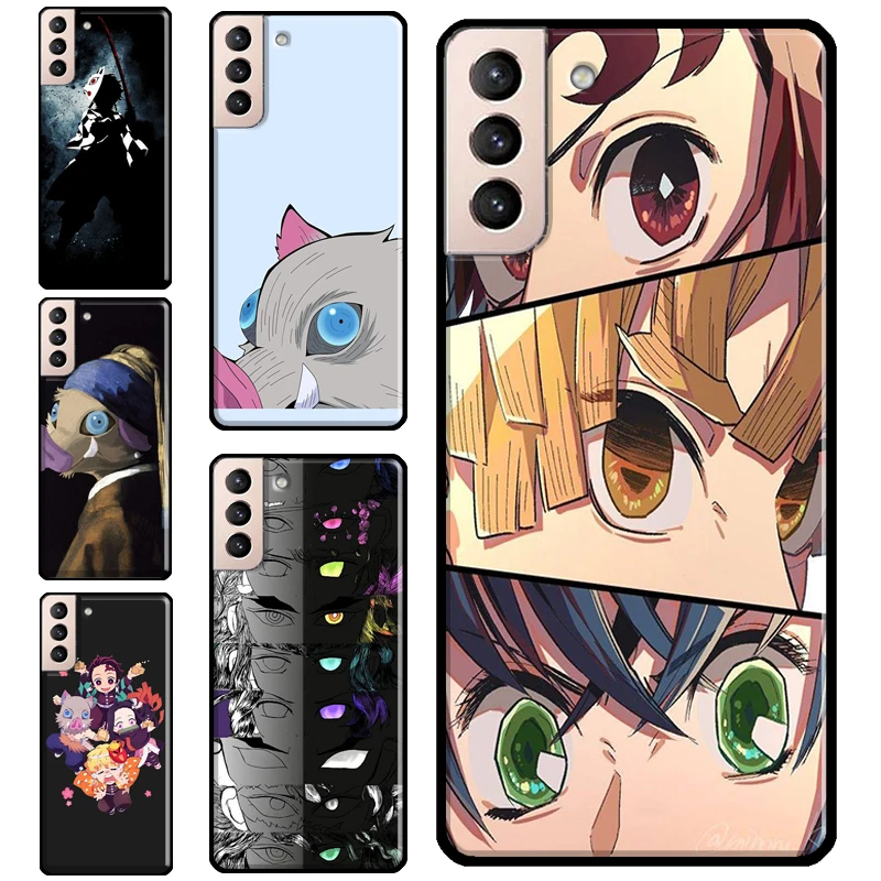 Чехол Kimetsu no Yaiba для Samsung Galaxy S21 Ultra Note20 S8 S9 S10e S20 Plus FE Note 10 чехол из ТПУ | Мобильные