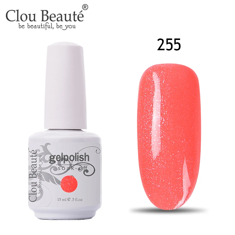 11255 Clou Beaute кофейная Коричневая серия гель лак для ногтей карамельный УФ светодиодный лак для ногтей Полупостоянный Гель-лак Гибридный праймер 15 мл - Цвет: 11255
