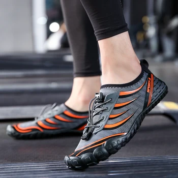 

Unisex Five Fingers Shoes Mens Summer Beach Aqua Water Sport Shoes 46 Women Kids Upstream Wading Sneaker Hiking Quick Dry Sandal