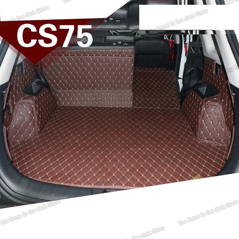 Lsrtw2017 для changan cs75 кожаный коврик багажника автомобиля груза 2014 2015 2016 2017 2018 2019 2020
